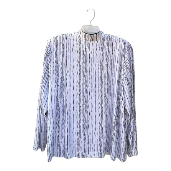 Alex Evenings Glitter Drizzle Print Jacket Pant Set Jacket Sz 3X- Pant 2X - Picture 6 of 12